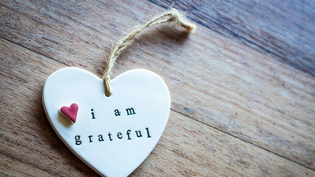 To acknowledge gratitude