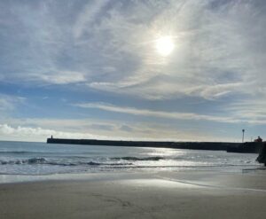 How the sea can bring calm.